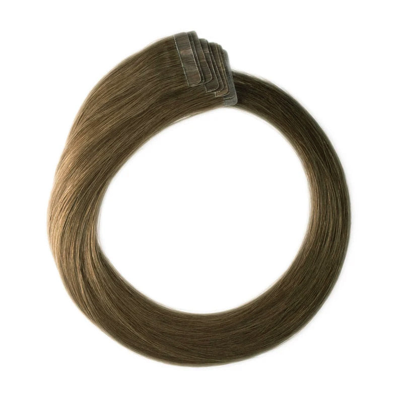Tape-Extensions – asch-dunkelbraun #2B