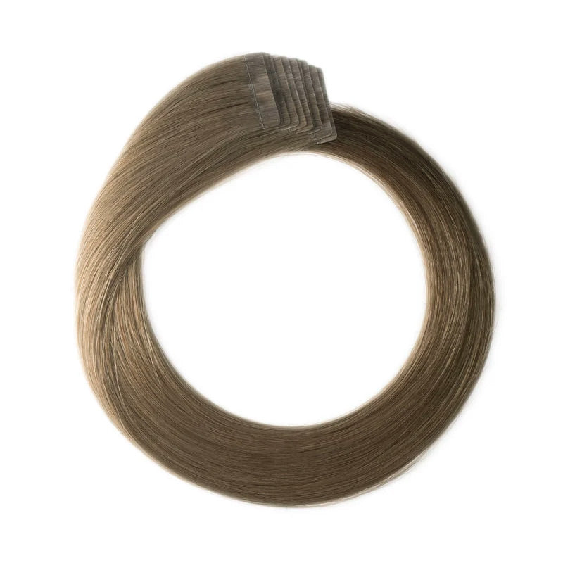 Tape-Extensions – aschbraun #8B