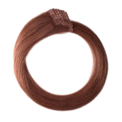 Tape-Extensions – mahagonibraun #33