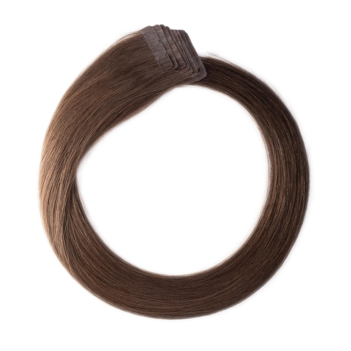 Tape-Extensions – schokobraun #04