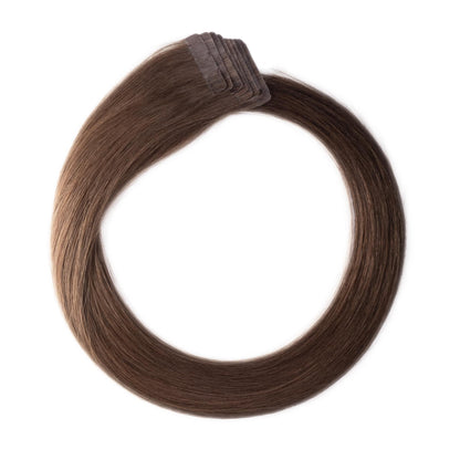Tape-Extensions – schokobraun #04