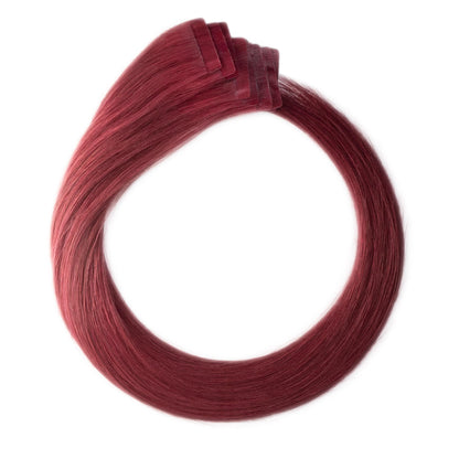 Tape-Extensions – weinrot #35